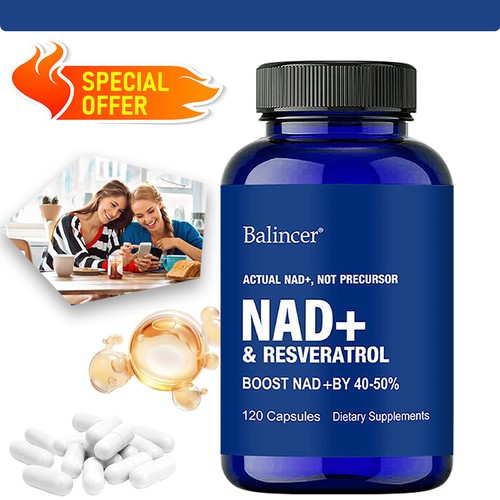 Capsule nad resveratrolo - nad+,